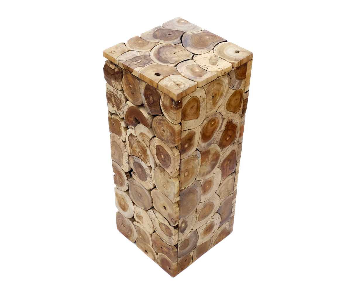 BEISTELLTISCH TEAKHOLZ HOLZ COUCHTISCH TISCH MASSIV VINTAGE BRAUN