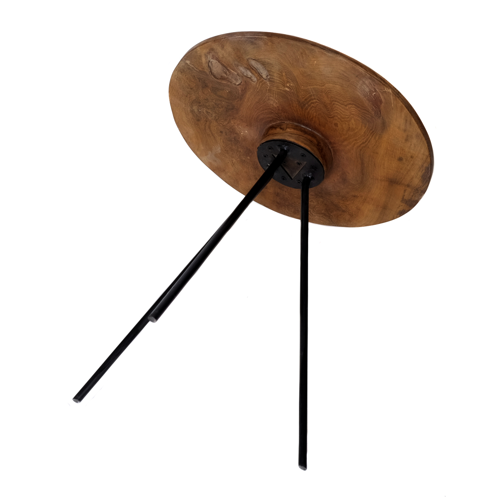 DESIGN BEISTELLTISCH COUCHTISCH TISCH TEAKHOLZ EISEN HOLZ # Couchtisch Rund Teak DESIGN BEISTELLTISCH COUCHTISCH TISCH TEAKHOLZ EISEN HOLZ # Couchtisch Rund Teak