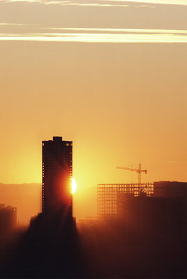 Sonnenaufgang in der Stadt