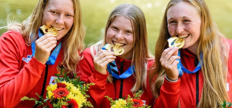 Weltmeistertitel und Bronzemedaille für die Canadier-U23
