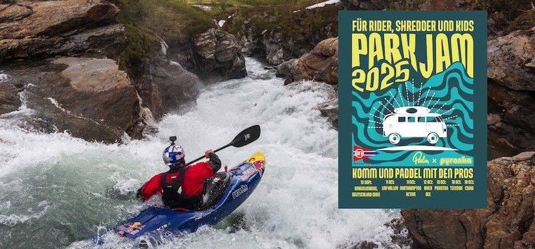 1st German ParkJam -
Paddeln mit Wildwasserstar Adrian Mattern