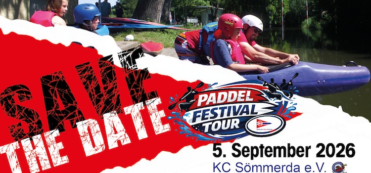 Save the date 2.0: Nächster Stop der Paddel-Festival-Tour beim KC Sömmerda!