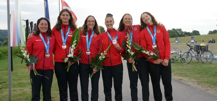 Auf Gold im Kayak Cross folgt Silber im Sixpack bei den K1 Mannschaften