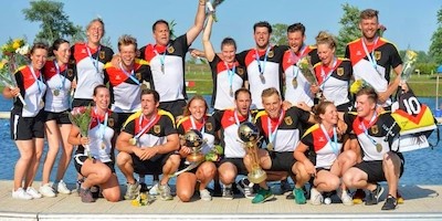 Weltmeister, Weltmeister und Weltmeister im Kanu-Polo