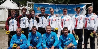 JEM/U23-EM: Herren-Junioren krönen ihr Abschneiden mit Silber im K4