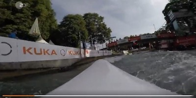 Kanu-Slalom in der Ich-Perspektive