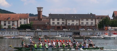 13. Drachenbootcup auf dem Neckar