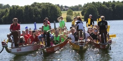 Drachenbootregatta in Hof mit Para-Beteiligung