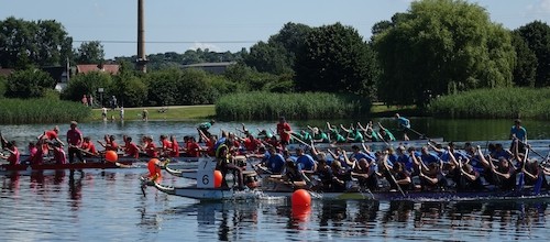 Wassersport-Spektakel am Reitbahnsee