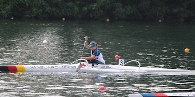 Anja Adler beschert den DKV-Parakanuten Bronze