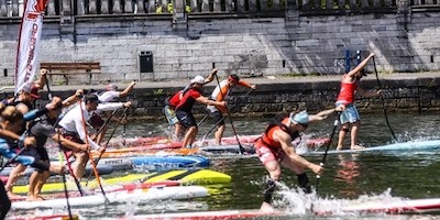Zweiter Stopp der SUP Eurotour in Namur/Belgien: Überraschungssieg für deutsches DKV Team