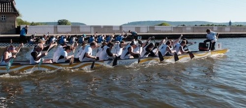 Start der Drachenbootsaison in Minden