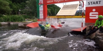 Deutscher Boaters Cross Cup 2018 - Start beim XXL Paddelfestival