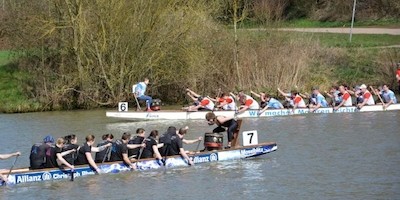Saisonauftakt der Drachen-Paddler in Merzig