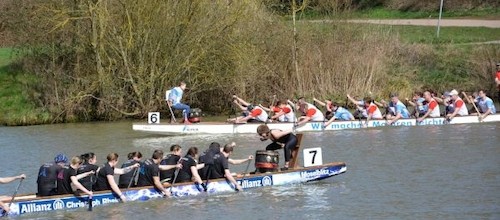 Saisonauftakt der Drachen-Paddler in Merzig