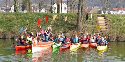 Deutsch-französischer Saisonstart der Kanuten