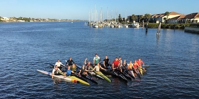 Rennkanuten trotzten in Florida einem besonderen „Wintertrainingslager“