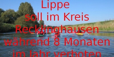 Aufruf zur Demo für die Lippe in Recklinghausen