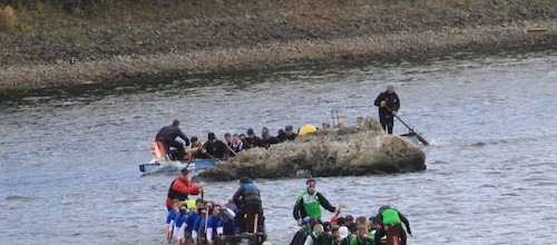 Saisonabschluss bei Langstreckenregatta an der Bleilochtalsperre