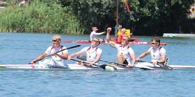 U23-/JWM: Kajak-Herren gewinnen erneut Gold