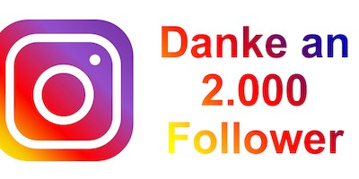 2.000 Follower auf Instagram