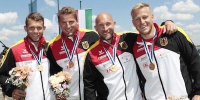 Weltcup Szeged: Herren-Vierer verblüfft trotz Startproblemen mit Rekordfahrt