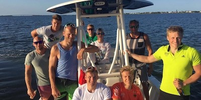 Kajak-Herren mit Florida-Lehrgang zufrieden