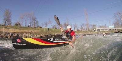 Intensiv-Trainingslager der Wildwasserkanuten in Pau