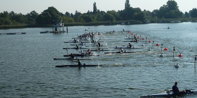 Kanu-Marathon-Entscheidungen auf dem Beetzsee gestartet