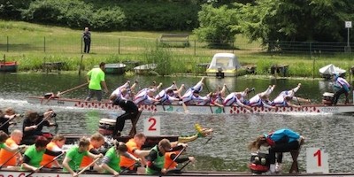 Draconima bei der 14. Fürstenwalder Drachenbootregatta