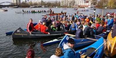 Stimmungsvoller Saisonauftakt für Potsdamer Kanusportler