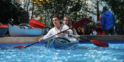 Die Kanu-Welt auf der hanseboot