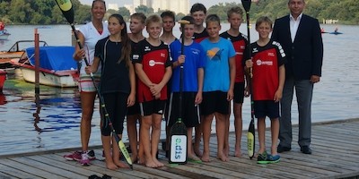 Neun Kanu-Sportschüler starten in Potsdam mit Erwartungen in das neue Schuljahr