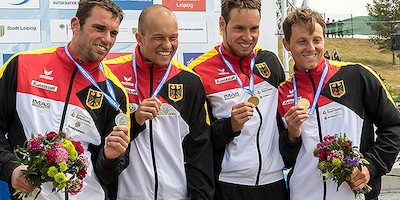 Doppelsieg für deutsche Zweier, Funk holt Silber