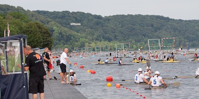 Jugendlager zur Kanu-Polo EM in Essen