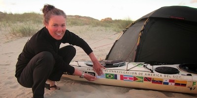 Freya Hoffmeister: nur noch 250 km bis Buenos Aires