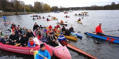 Eröffnung der Kanusaison auf dem Templiner See