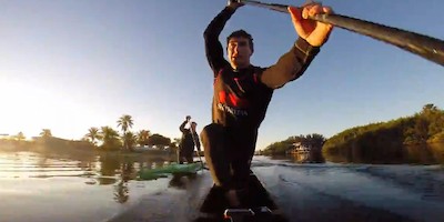 Im Trainingslager mit Sebastian Brendel