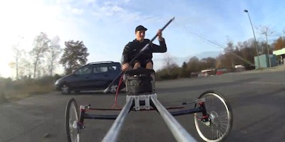 Das Paddelfahrrad im Praxistest