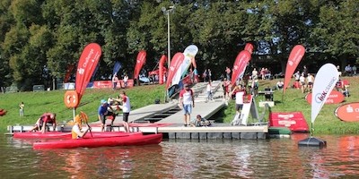 2. Sparkassen paddle&run bei bestem Turnierwetter