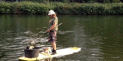Entmüllung des Rhein Herne Kanals