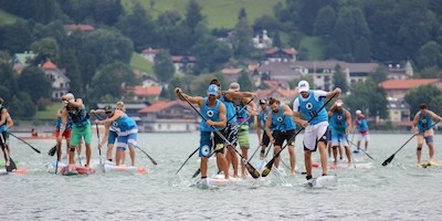 Volles Haus bei der SUP-DM am Tegernsee