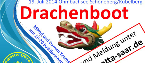 Ohmbachsee Drachenbootregatta in diesem Jahr mit Klinik-Cup