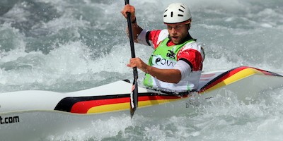 Wildwasser-Sprint auf dem Eiskanal in Augsburg