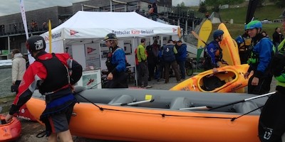Deutscher Kanu-Verband beim 2. XXL Paddel-Festival in Markkleeberg