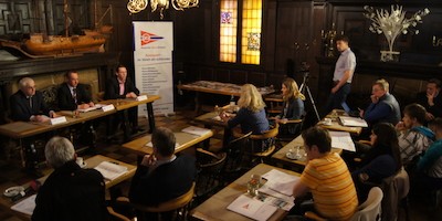 Pressekonferenz zum 100. Geburtstag des Deutschen Kanu-Verbandes in Hamburg