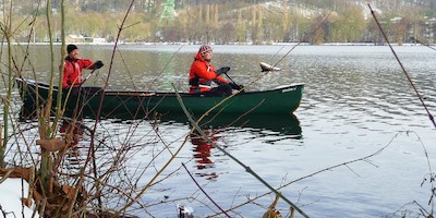 Im Winter auf der Ruhr