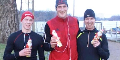 Kanu-Olympiasieger Sebastian Brendel war Schnellster beim Weihnachtslauf