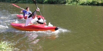 Erste Sparkassen-paddle&run-Challange in Leipzig