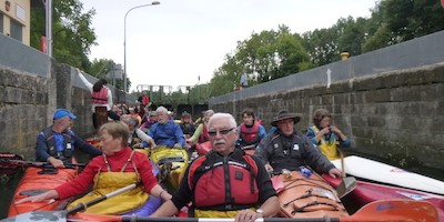 Über 60 Paddler auf der Saar